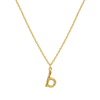 B Alphabet Necklace