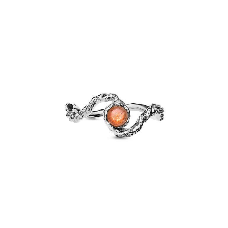 Maanesten - H Alphabet Ring - 4934a main image 1