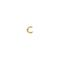 C Alphabet Single Earring