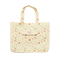 Big Canvas Totebag Roses and Shells