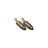 Frea Hair Clip Set Brown
