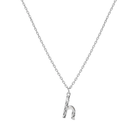 H Alphabet Necklace