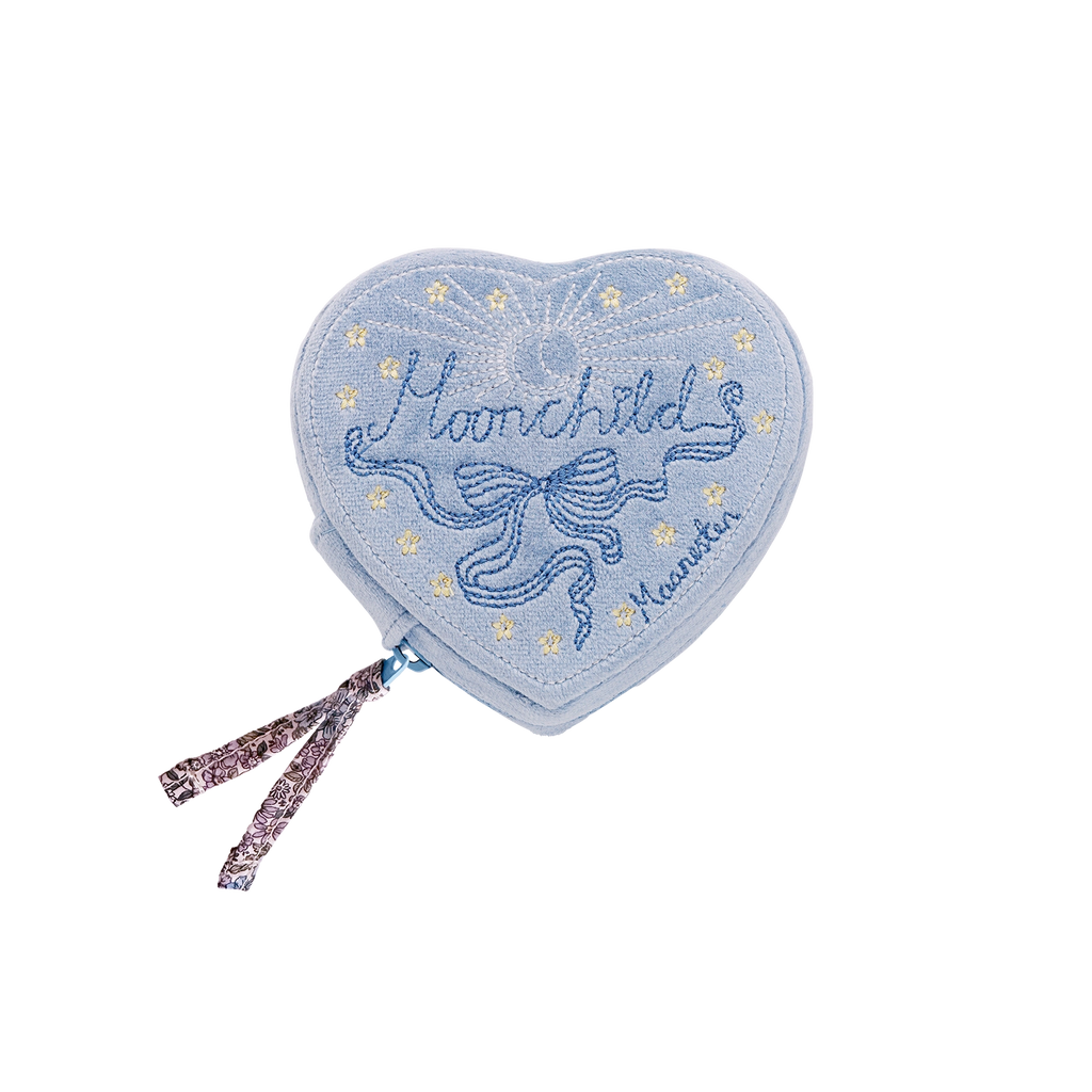 Heart Jewelry Box Sky Blue