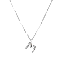 M Alphabet Necklace