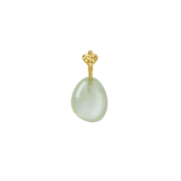 Prehnite Earth Pendant