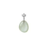 Prehnite Earth Pendant