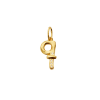 Q Alphabet Pendant