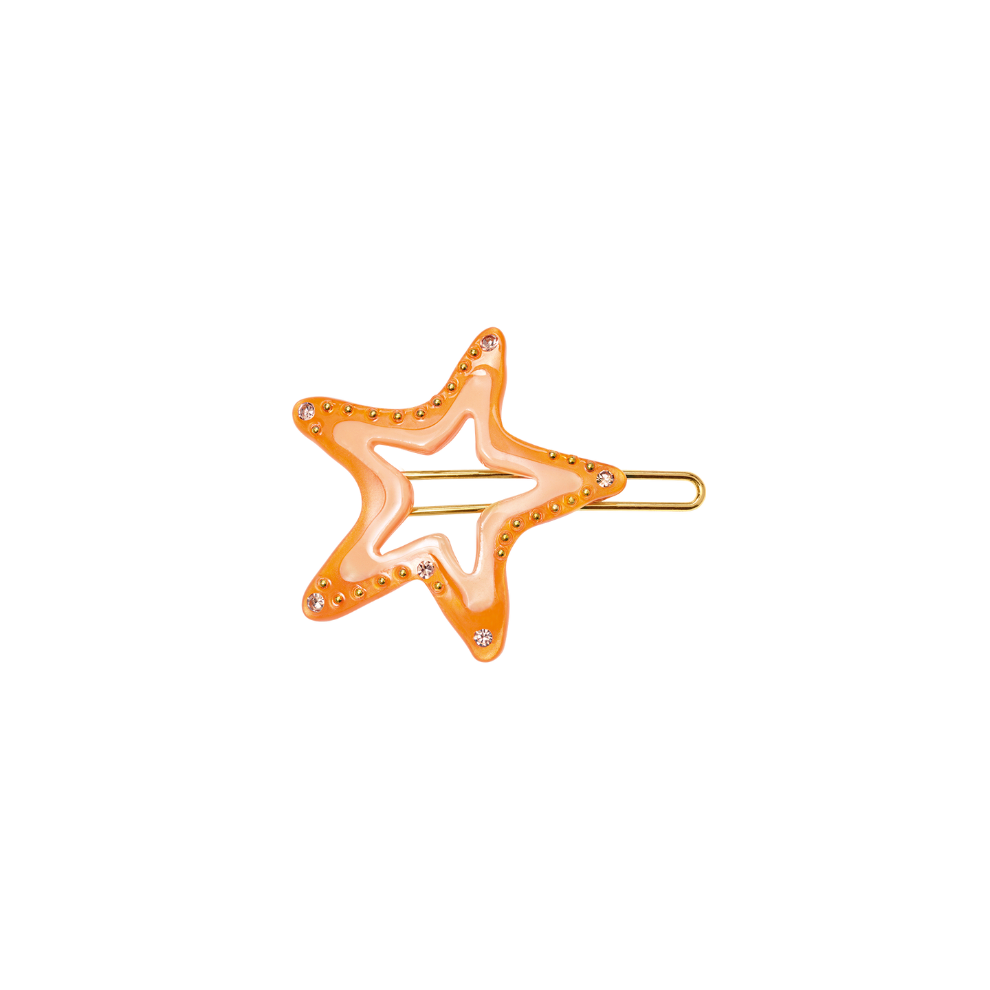 Star Hair Clip Marigold