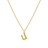 U Alphabet Necklace