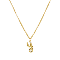 Y Alphabet Necklace