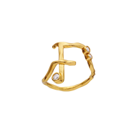 F Alphabet Ring