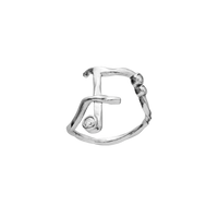 F Alphabet Ring