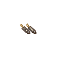 Frea Hair Clip Set Brown