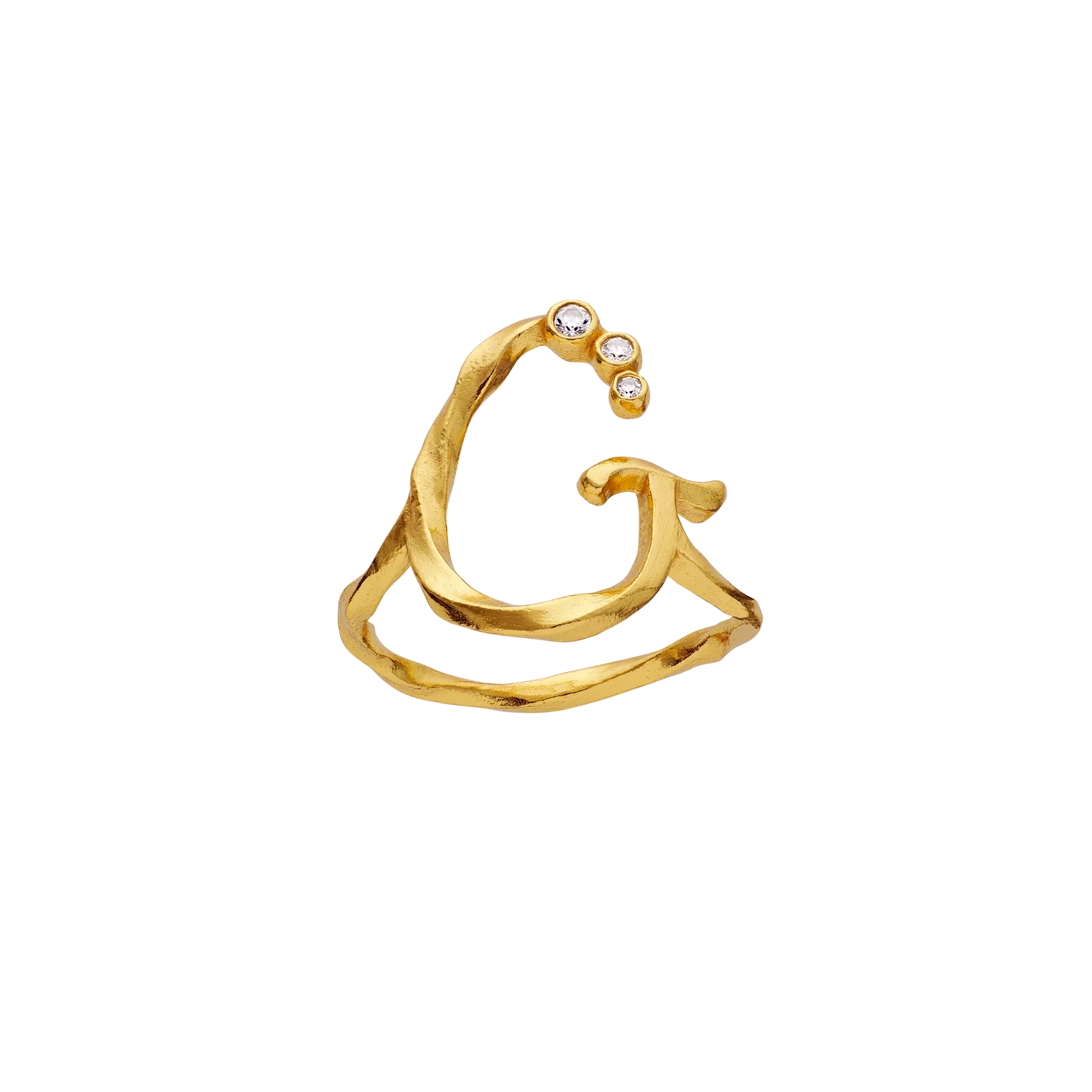 Letter G Rings G Alphabet Ring – Maanesten EU